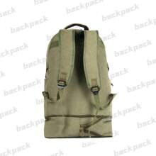 Unisex Large 50L Canvas Sport Backpack With Very High Quality And Resistance - màu xanh lá - Xem 2