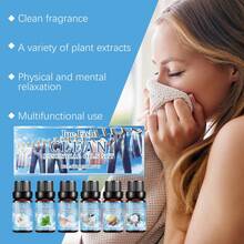 6件装清洁香薰精油套装清新天然加湿器精油持久留香精油香水油 - 多樣化香型 - 查看 3