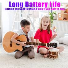 Micro không dây karaoke có đèn LED Micro cầm tay cho trẻ em Quà tặng tuyệt vời Đồ chơi cho trẻ em Bé gái Bé trai Trẻ em Sinh nhật Tiệc Giáng sinh - ZSK-YS-331 - Xem 8