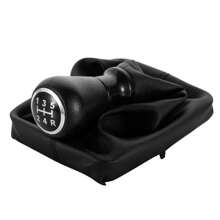 5 Speed Gear Shift Knob Shifter Lever Handball Stick Gaiter Boot Cover For Peugeot 206 207 High-Quality Car Interior Accessories