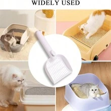 1 chiếc xẻng xúc thức ăn cho mèo | Xẻng xúc hộp đựng thức ăn cho mèo | Xẻng xúc rỗng dày Xẻng xúc thức ăn cho mèo | Xẻng xúc thức ăn cho mèo Xẻng xúc thức ăn cho mèo Công thái học dành cho cửa hàng thú cưng Phòng khách Chủ vật nuôi Bệnh viện thú y - trắng - Xem 3