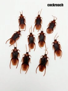 30pcs Realistic Fake Insect Set, Plastic, Battery-Free - Perfect For Pranks, April Fools, Party Favors - Includes Cockroach, Spider, Ant, Centipede, Scorpion, Bat, Lizard - Multicolor - View 4