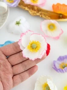 10 件人造虞美人头情人节和新年装饰 DIY 糖果盒配对新娘花束情人节丝绸假植物房间装饰秋季装饰秋季装饰中心装饰母亲节装饰花瓶家居装饰户外花园婚礼花束客厅 DIY 糖果盒花环假植物家居用品 - 彩色 - 查看 4