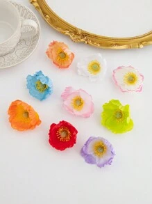 10 件人造虞美人头情人节和新年装饰 DIY 糖果盒配对新娘花束情人节丝绸假植物房间装饰秋季装饰秋季装饰中心装饰母亲节装饰花瓶家居装饰户外花园婚礼花束客厅 DIY 糖果盒花环假植物家居用品 - 彩色 - 查看 7