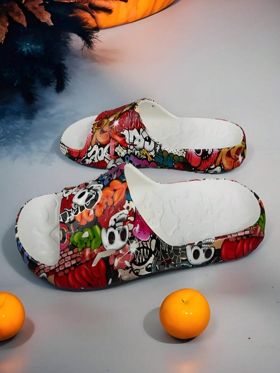 Women's Halloween Bone/Ghost/Skull/Pumpkin/Spider Printed Indoor