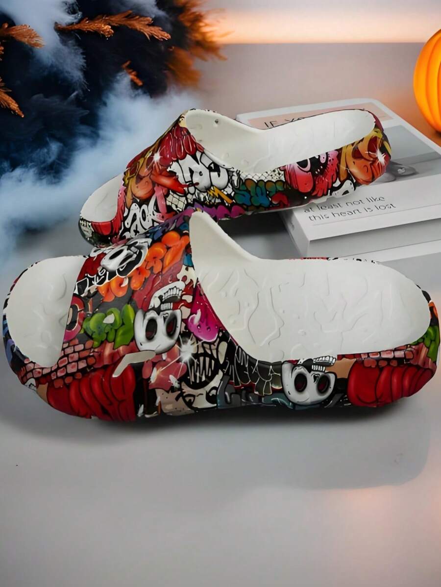 Women's Halloween Bone/Ghost/Skull/Pumpkin/Spider Printed Indoor