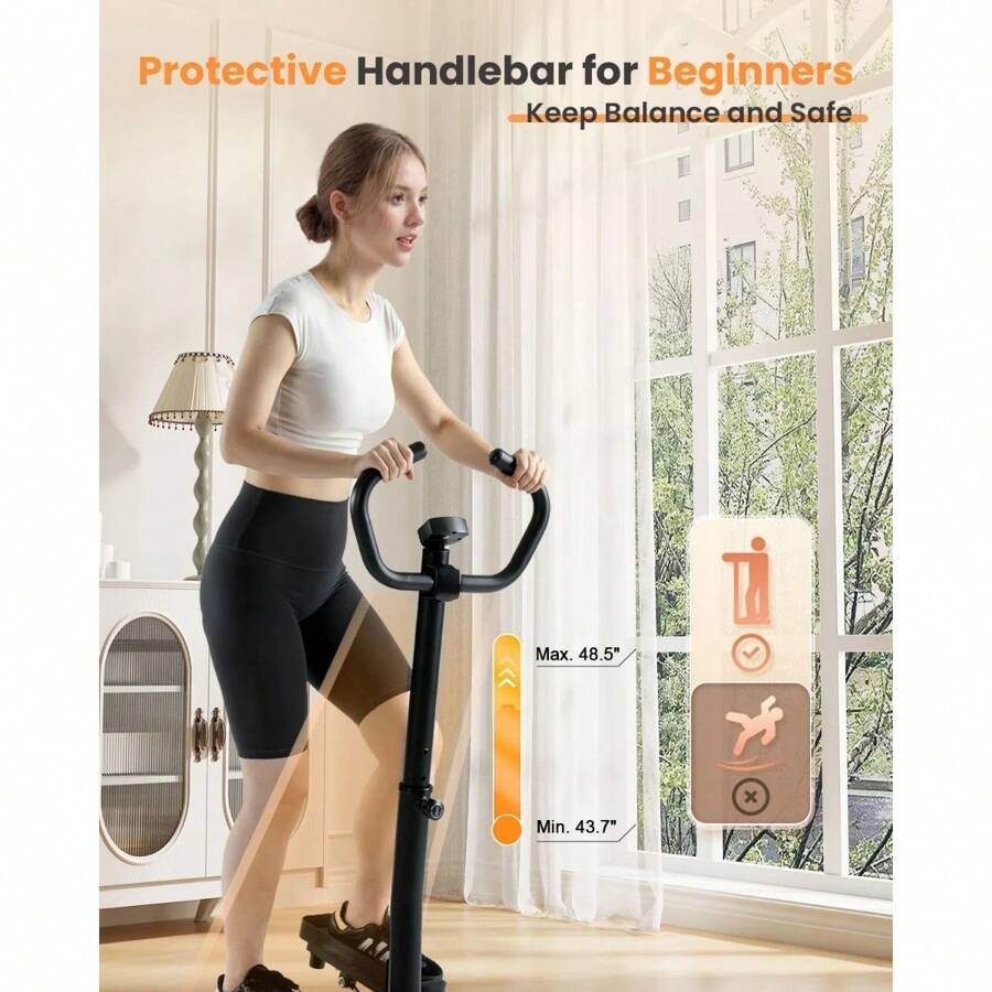 UPGO Stair Stepper For ExercisesTwist Stepper With Handlebar And