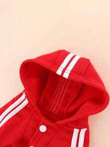 Pet Clothes Dog Clothes Pet Apparel Winter 4-Leg Tiger Head Hoodie, For Small Dogs - Red - View 6