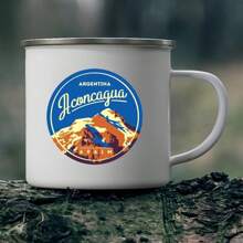 1 件定制徽标珐琅杯公司徽标营地杯婚礼徽标珐琅咖啡杯结婚周年纪念礼物圣诞礼物生日礼物，可重复使用，多功能，装饰性，时尚，精致，高品质，可爱，可爱，色彩鲜艳，现代，定制，个性化，独特，适合他的理想礼物，适合她、她、男朋友、女朋友、爸爸、妈妈、家人、朋友、儿子、女儿、学校学生、工人、孩子、办公室、茶室、学校、家庭的理想礼物 - 查看 2