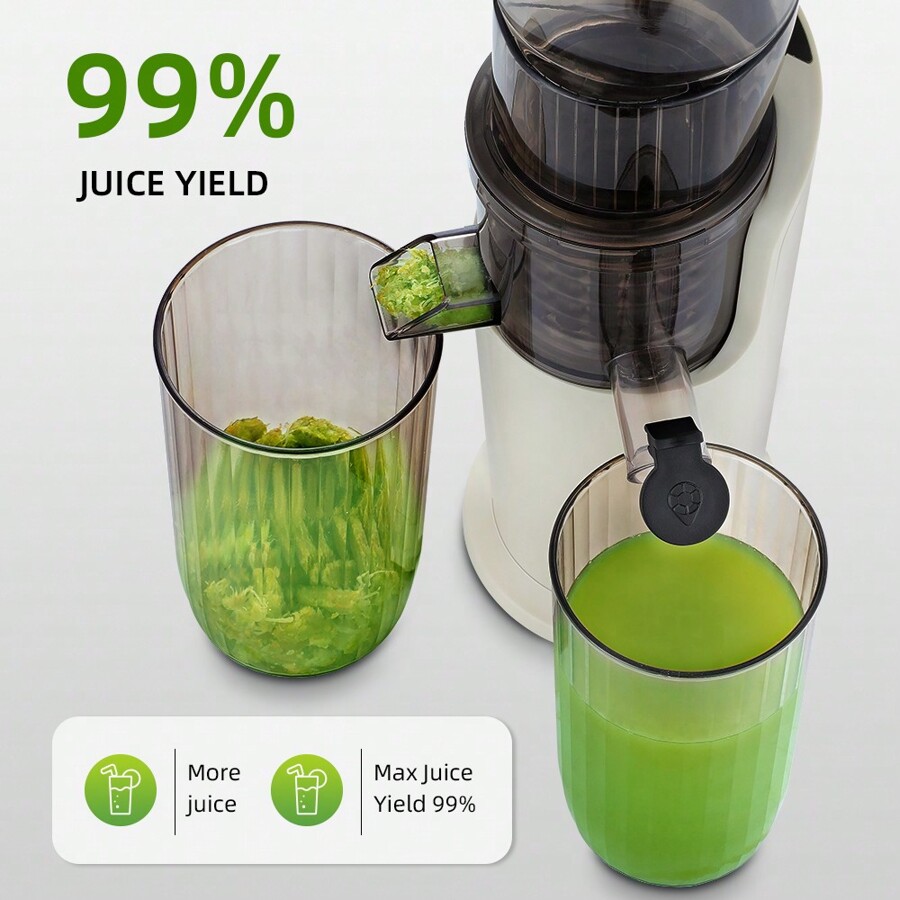 Multifunctional 150W Slow Speed Cold Press Juicer, Juicer With 3.2 Inch