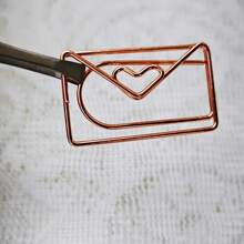 15/25/50 sztuk koperty kształt spinacze do papieru, zabawne słodkie spinacze do papieru zakładki klipsy do planowania dla zabawnych artykułów biurowych prezenty szkolne dekoracje ślubne, powrót do szkoły, artykuły szkolne