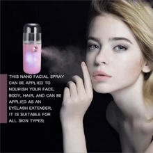 30ml Mini Nano Facial Mist Sprayer, Portable Face Steamer With USB Nano Mist Nozzle, Handheld Face Mister Humidifier For Skin Care, Makeup - White, Blue, Pink