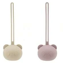 1pc Cute Panda Pacifier Case -  Silicone Holder For Newborn Boys And Girls - Perfect Gift For Holidays And Special Occasions - Multicolor - View 24