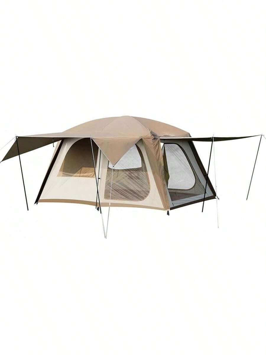 Vidalido 46 Person Camping Tent With 3 Door 2 Room Large Family Cabin