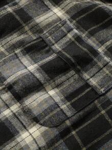 Thick Warm Men's Pajama Set, Long Sleeve Shirt & Long Pants For Autumn/Winter