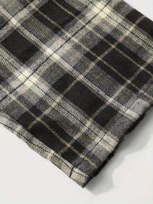 Thick Warm Men's Pajama Set, Long Sleeve Shirt & Long Pants For Autumn/Winter