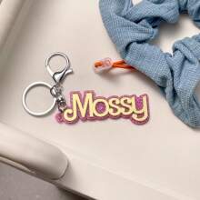 Customized Multi-Color Acrylic Letter Keychain, Best Gift For Family & Friends, Holiday/Birthday Surprise, Colorful, Cute, Adorable, Funny, Kawaii, Y2K, Stylish, Unisex, Casual, Custom, Customized, Ideal Gifts For Her, Her, Family, Friends, School Supplies, Back To School, For Teacher Gifts, For Dorm Rooms, For Teacher, For Teenagers, Junior High School Students, Middle School Students, High School Senior High School Students, College Students, University Students, Freshman, Sophomore, Underclassmen, Delicate Romance, Utilitarian Chic - Multicolor - View 34