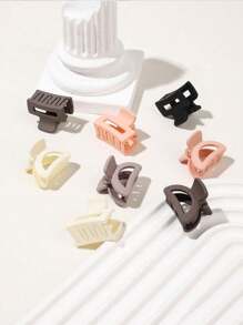 20 Stück sortierte süße, einfache, matte, bunte kleine Haarspangen für Mädchen