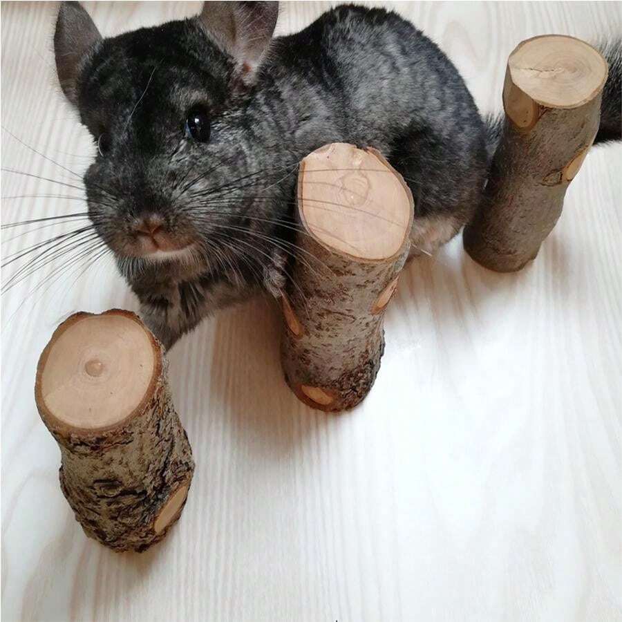 1pc/3pcs Thick Pole, Jump Bar, Apple Wood Jump Bar, Squirrel Standing