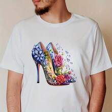 1 / 2 / 3 高跟鞋热转印贴纸、服装补丁、DIY 服装配件