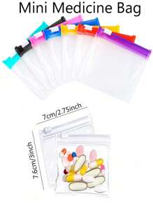 1个便携式空急救包，适用于迷你医疗包、小型急救箱、应急包、家用药品收纳包、绷带收纳包，男女通用，旅行、邮轮、宿舍、居家、航空、商务、露营、户外、徒步、狩猎、海滩、暑假、返校、健身假期等场合必备。 - 淺粉色 - 查看 8