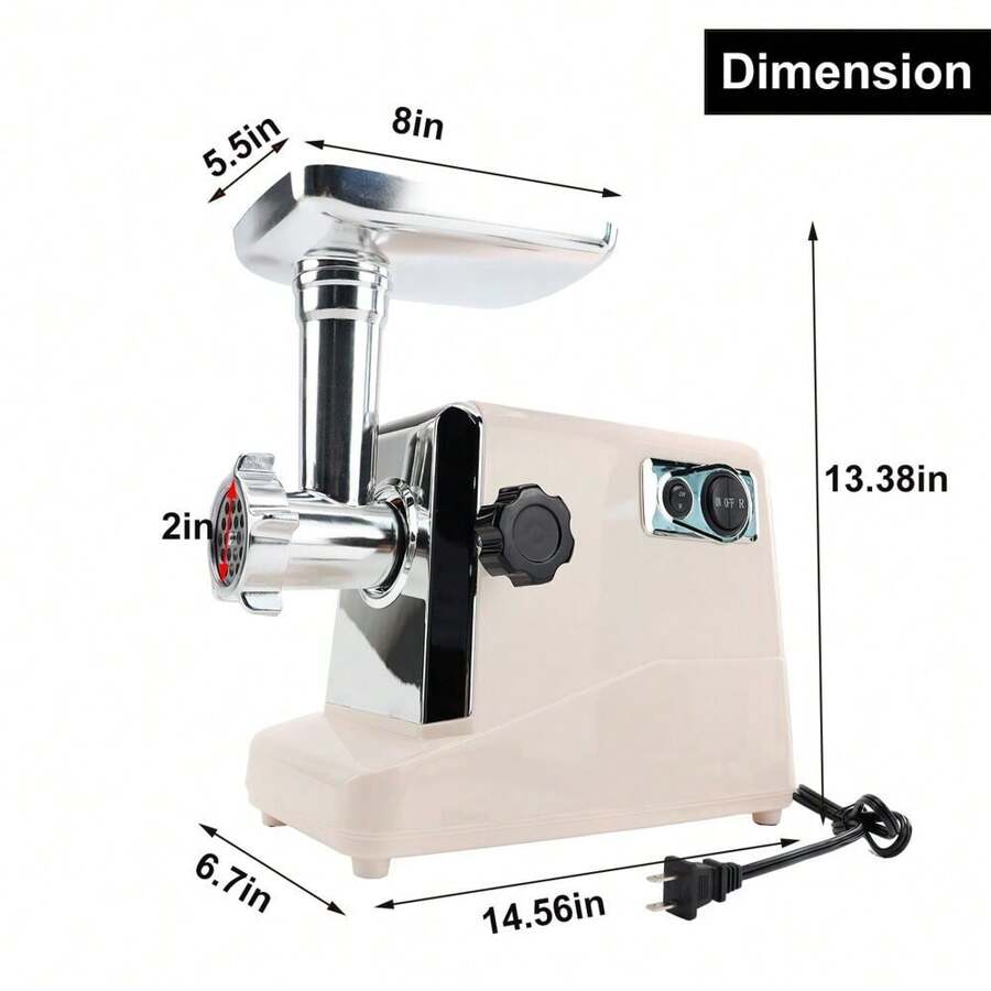 3500W Electric Meat Grinder Heavy Duty Commercial Sausage Maker Mincer