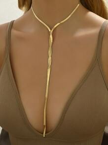 1 set colier la modă cu ciucuri multistrat și cristale negre, colier pentru femei, potrivit pentru Halloween, coadă, purtare