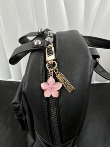HAILIAN 1 件合金材料樱花花形钥匙扣轻巧飘逸的樱花带吊坠标签适合包包车钥匙情侣生日和圣诞节礼物感恩节 - 粉色 - 查看 6