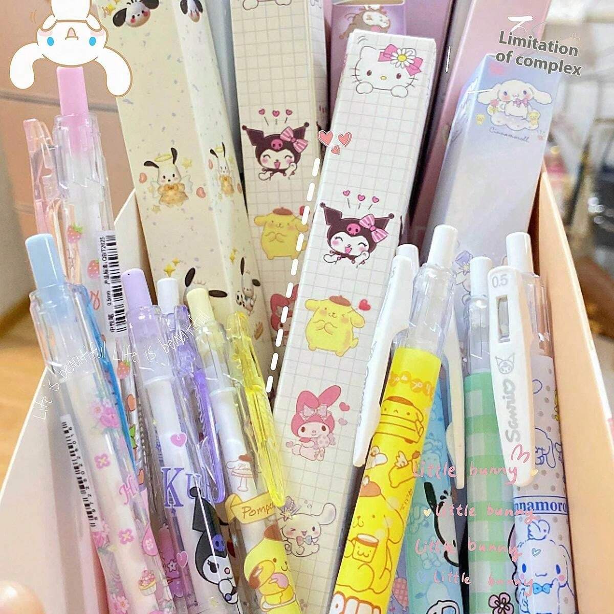 1pc Sanrio Scratch Award Blind Box Pen Scratchoff Cartoon Press Neutral