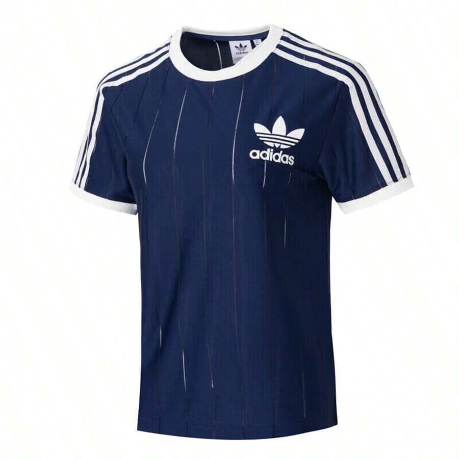 Adidas Originals 女款 2026 新款休闲圆领短袖 T 恤 IR7466 - 藍色 - 查看 1