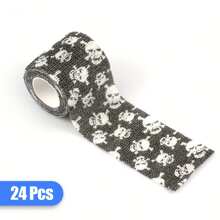 1/5/10/24片装自粘纹身绷带，纹身防滑贴，一次性自粘纹身胶带，适用于万圣节，弹性绷带卷，纹身机专用自粘胶带，运动胶带，动物绷带（适用于膝盖、手指、脚踝、手掌等），适用于宠物，运动纹身，适合初学者和经验丰富的纹身师 - 彩色 - 查看 42