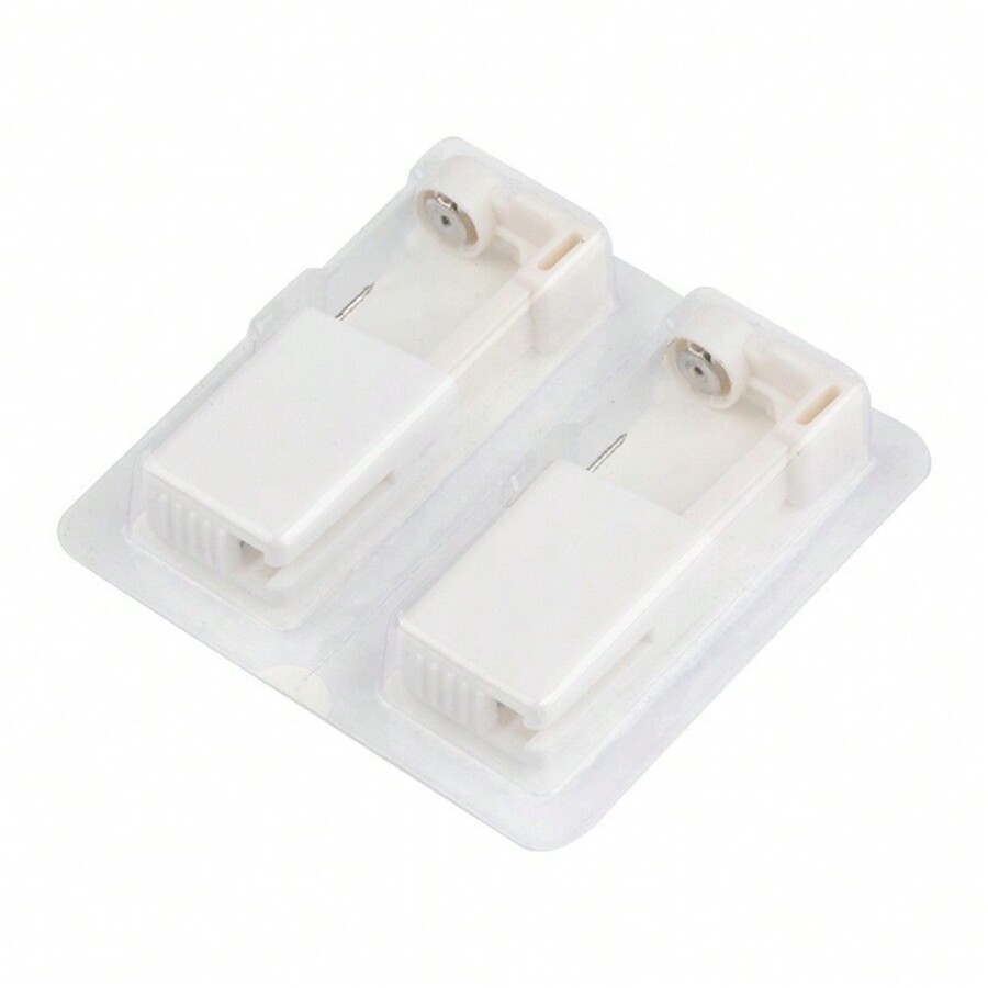 2 PCS Self Ear Piercing Gun Kit With Built In 3mm 4mm White Stud Ear