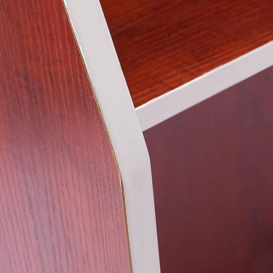 Foldable Freestanding Bar With Storage Shelf For Dining Room