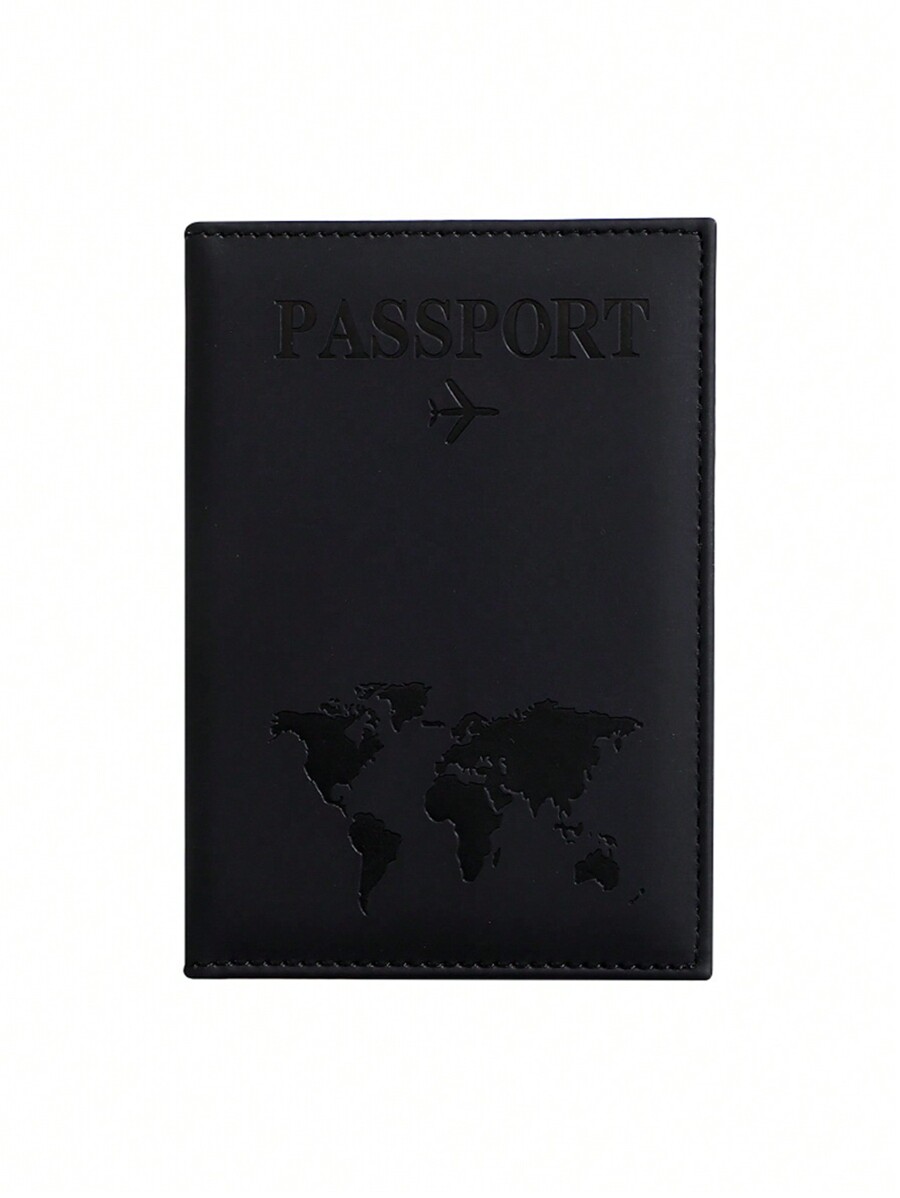 1pc New Passport Cover, PU Leather Passport Holder, Ticket Folder