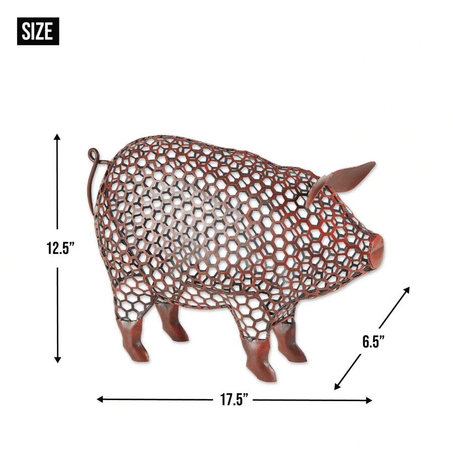 Chicken Wire Pig Sculpture SHEIN UK