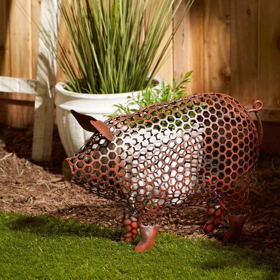 Chicken Wire Pig Sculpture SHEIN UK