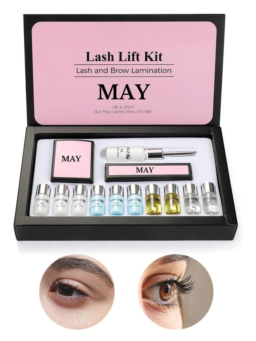 Kit Lash Lifting Para Rizado De Pestañas MAY - Rosa - Ver 1