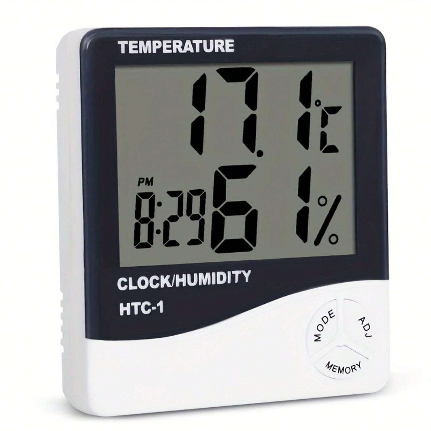 Thermohygrometer, Indoor And Outdoor Electronic Alarm Clock, Alarm