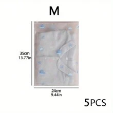 5 opakowań wielorybów nadruk torby podróżne do przechowywania, przezroczyste torby do sortowania ubrań z PVC, wodoodporne torby do pakowania ubrań z zamkiem błyskawicznym, niezbędne akcesoria podróżne, organizer bagażu na akcesoria podróżne, organizery do pakowania bagażu