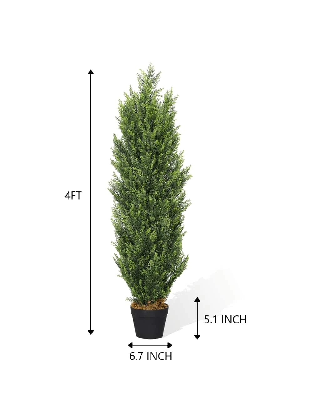 Artificiales For Decor ChristmasLike Artificial Cedar Cypress Plants