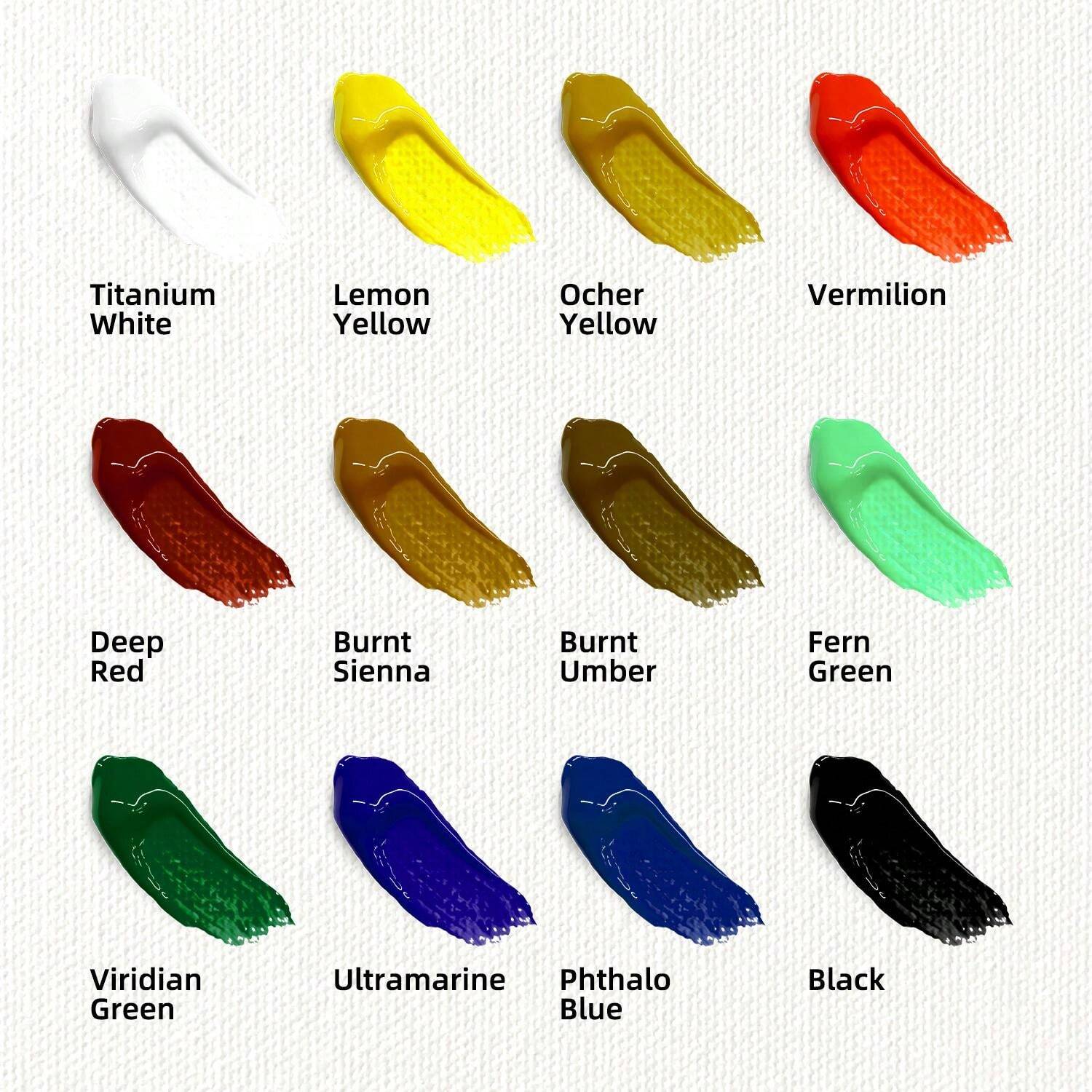 12 Color Watercolor Paint Set Suitable For Adults, Children, Beginners