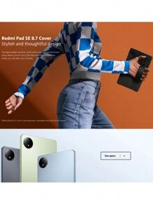 Xiaomi Xiaomi Redmi Pad SE 8,7 cala, 6 GB 128 GB Wi-Fi, duża bateria 6650 mAh, płynna częstotliwość odświeżania 90 Hz, wydajny ośmiordzeniowy procesor