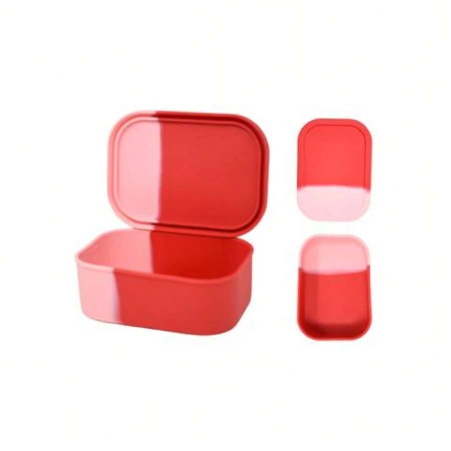 The Dearest Grey Leak Proof Silicone Jumbo No Divider Bento Lunch Box