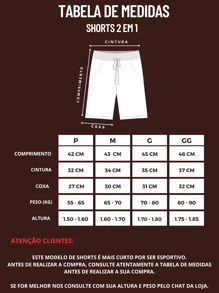 Bermuda Short 2 In 1 Brassk Dry Active Men's Gym Training Running With Elastane - 綠色 - 查看 5
