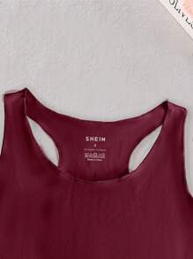 Chaleco con foto, chaleco personalizado con foto, chaleco con imagen, camiseta personalizada con logotipo, chaleco de foto personalizado, chaleco con foto personalizado, chaleco con gráfico personalizado - Burdeos - Ver 4