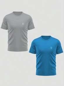 KIT 2 Men's Dry Sports Short Sleeve T-Shirts02 - Nhiều màu - Xem 1