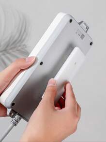 1pc Adhesive Power Strip Wall Mount Holder, No Drilling Required