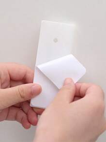 1pc Adhesive Power Strip Wall Mount Holder, No Drilling Required