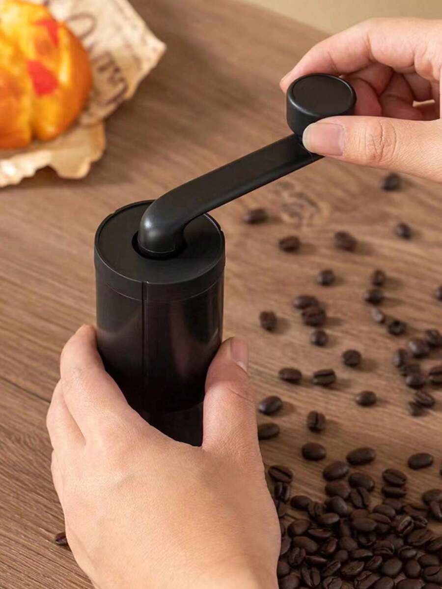 1pc Manual Coffee Bean Grinder With Transparent View, Large Capacity
