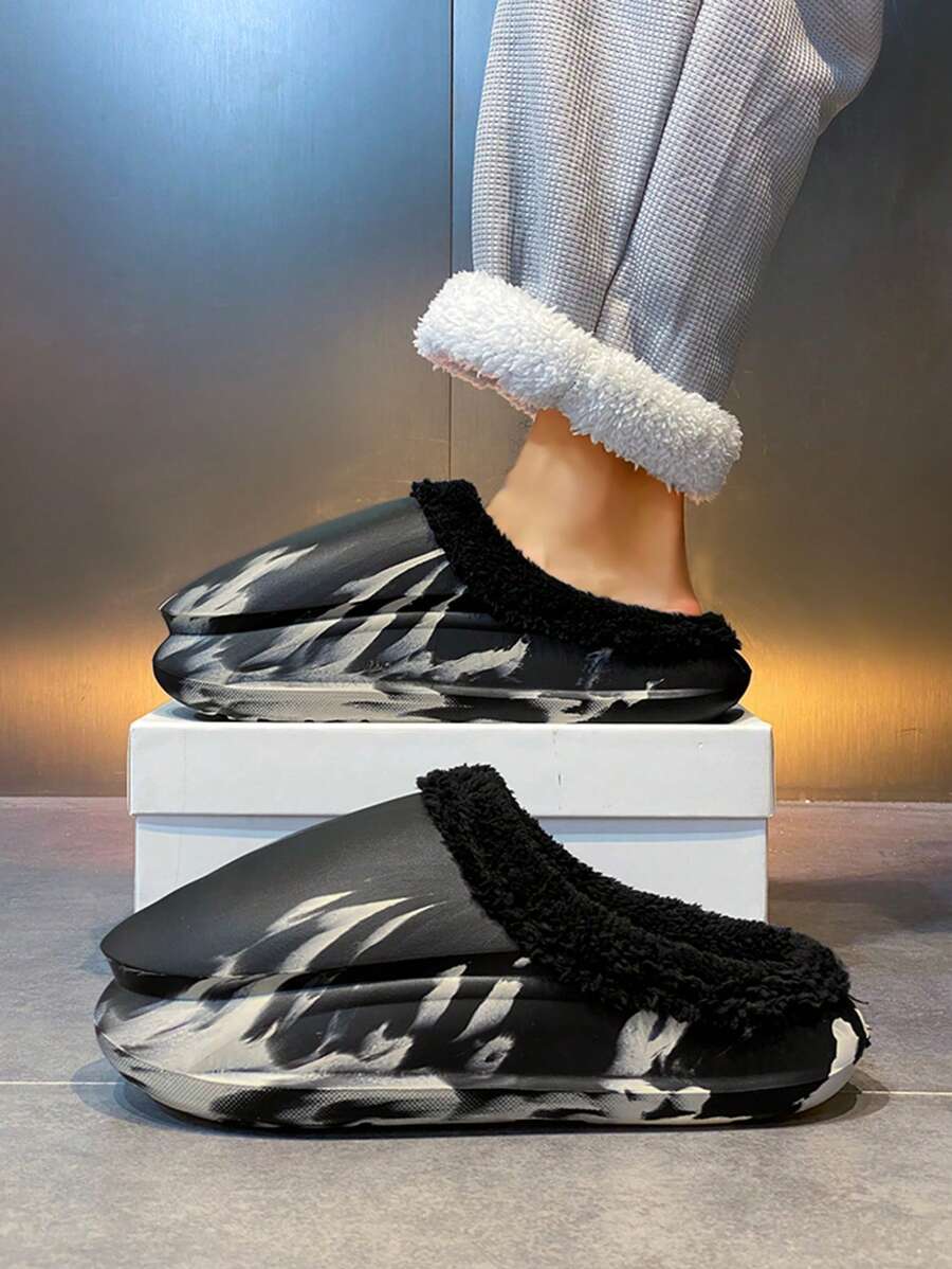 5 Colors Available Warm Coconut Couples Indoor Slippers With Plush